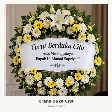 Krans Bunga Duka Sumenep